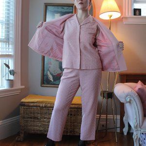 3-Piece Pink Pantsuit